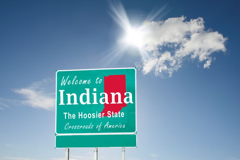 sign of indiana state